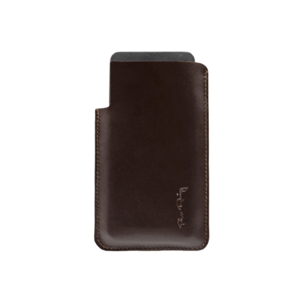Hammer Leather Cell Phone Case - Brown Color